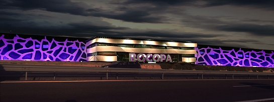 Diseño de fachada de las Bodegas Bocopa . Petrer . Alacant . España