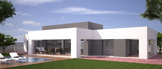 Vivienda unifamiliar y piscina . Molina de Segura . Murcia . España