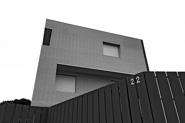 Vivienda como límite urbano . Cocentaina . Alacant . España