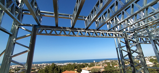 Obra nueva de sencilla vivienda unifamiliar en Dénia . Dénia . Alacant . España