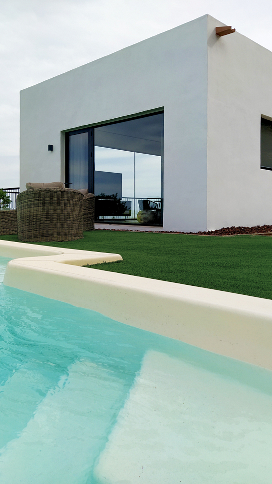 Obra nueva de sencilla vivienda unifamiliar en Dénia . Dénia . Alacant . España