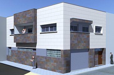 Vivienda Unifamiliar en Esquina