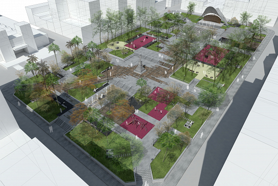 Reforma de Plaza Castelar . Elda . Alacant . España . 2014