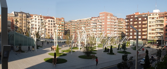 Plaza de Indautxu en Bilbao . Bilbao . Vizcaya . España