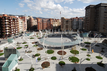 Plaza de Indautxu en Bilbao . Bilbao . Vizcaya . España