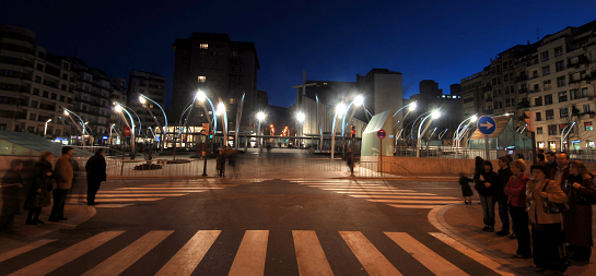 Plaza de Indautxu en Bilbao . Bilbao . Vizcaya . España