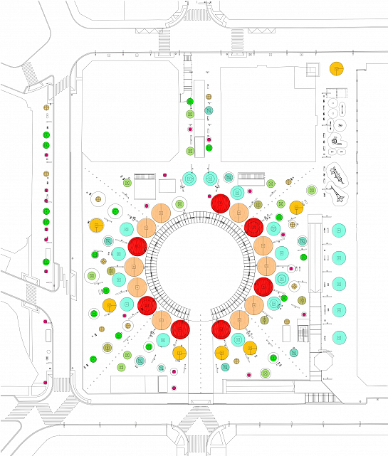 Plaza de Indautxu en Bilbao . Bilbao . Vizcaya . España