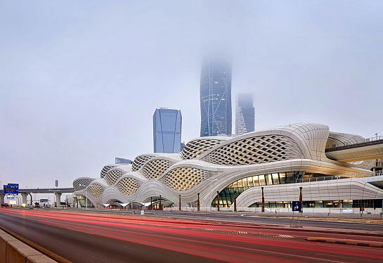 King Abdullah Financial District Metro Station - ZHA