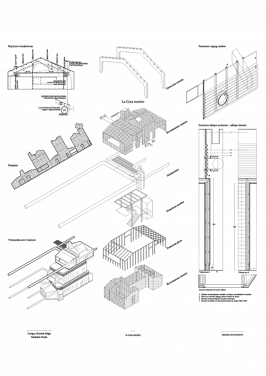 Adaptación de la Serrería Belga para sede de Centro Medialab/Prado . Madrid . Madrid . España