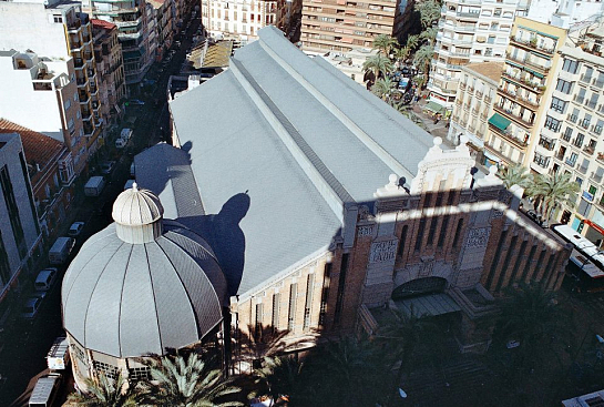 Rehabilitación del Mercado Central de abastos de Alicante . Alicante . Alacant . España