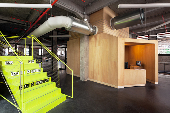 Adaptación de la Serrería Belga para sede de Centro Medialab/Prado . Madrid . Madrid . España