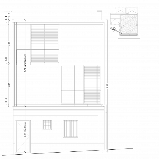 ¿POR ACABAR? Ampliación POR FASES de una vivienda de barrio. PRIMERA FASE 30.000€. . Alcoy . Alacant . España
