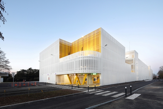 Parking P+R Nantes . Nantes . Loire Atlantique . Francia