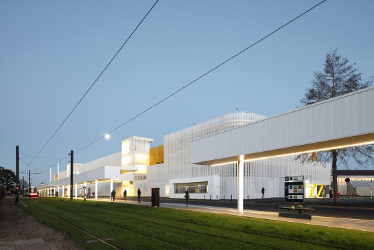 Parking P+R Nantes . Nantes . Loire Atlantique . Francia