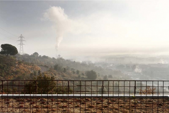 Punto de información y Pabellones de acceso al Espacio Natural y Arqueológico . Montornés del Vallés . Barcelona . España