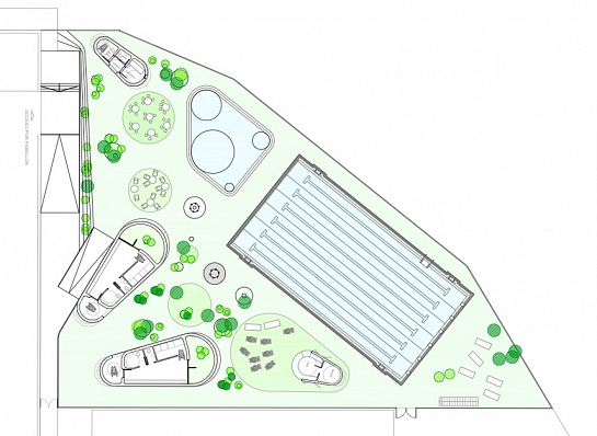 Conjunto de piscinas descubiertas. El Altet . Elche . Alacant . España