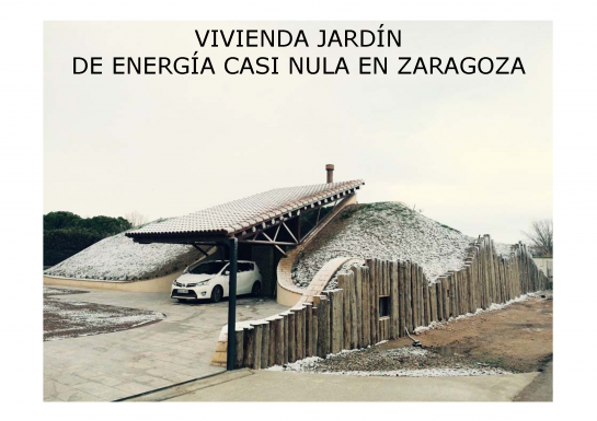 Vivienda-Jardín de consumo casi nulo . Zaragoza . Zaragoza . España