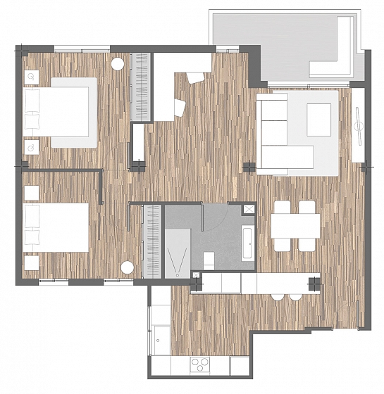 Vivienda en La Malvarrosa | Negrosobreazul . Valencia . València . España