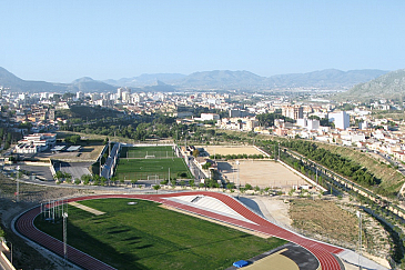 Pista de Atletismo 3D . Elda . Alacant . España