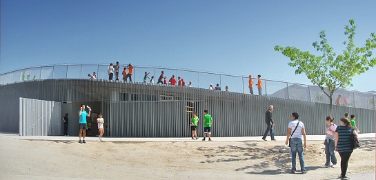 Pista de Atletismo 3D . Elda . Alacant . España