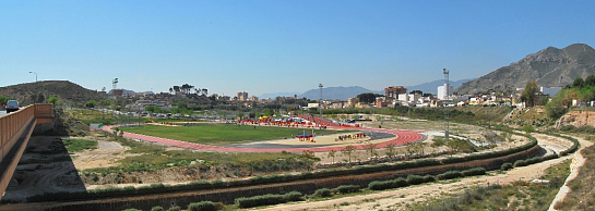 Pista de Atletismo 3D . Elda . Alacant . España