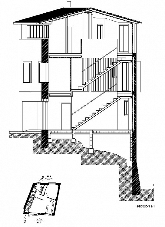 VIVIENDA UNIFAMILIAR ENTRE MEDIANERAS . Eslovenia