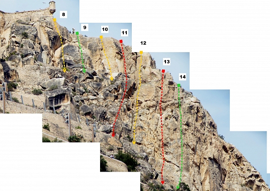 Rehabilitación y Geo-restauracion del Castillo de Santa Bárbara . Alicante . Alacant . España
