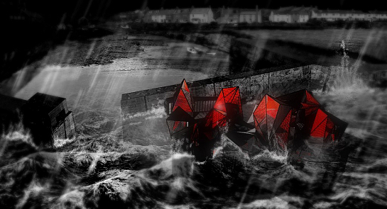 Playa artificial en Craster