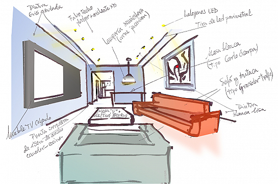 Diseño Interior de Apartamento . Castellón de la Plana . Castellón . España