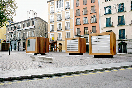 Puestos de Flores en Tirso de Molina . Madrid . Madrid . España