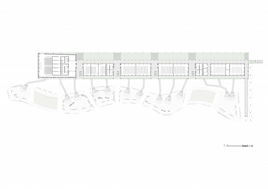 Aulario en la universidad Alioune Diop