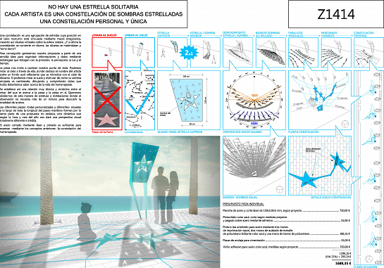 Z1414 - Paseo 'La Luz de las Estrellas' . Alicante . Alacant . España
