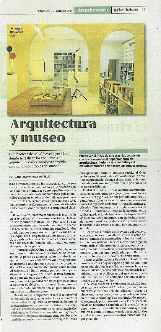 ARTÍCULOS PRENSA DIARIO INFORMACIÓN