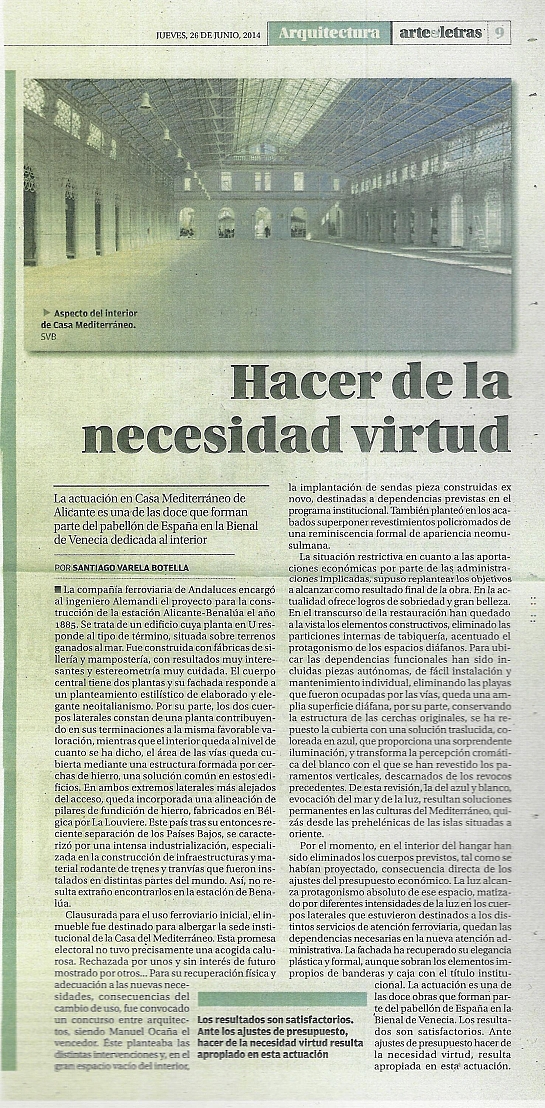 ARTÍCULOS PRENSA DIARIO INFORMACIÓN