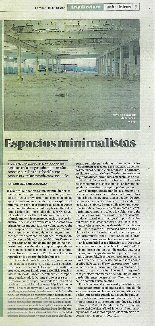 ARTÍCULOS PRENSA DIARIO INFORMACIÓN