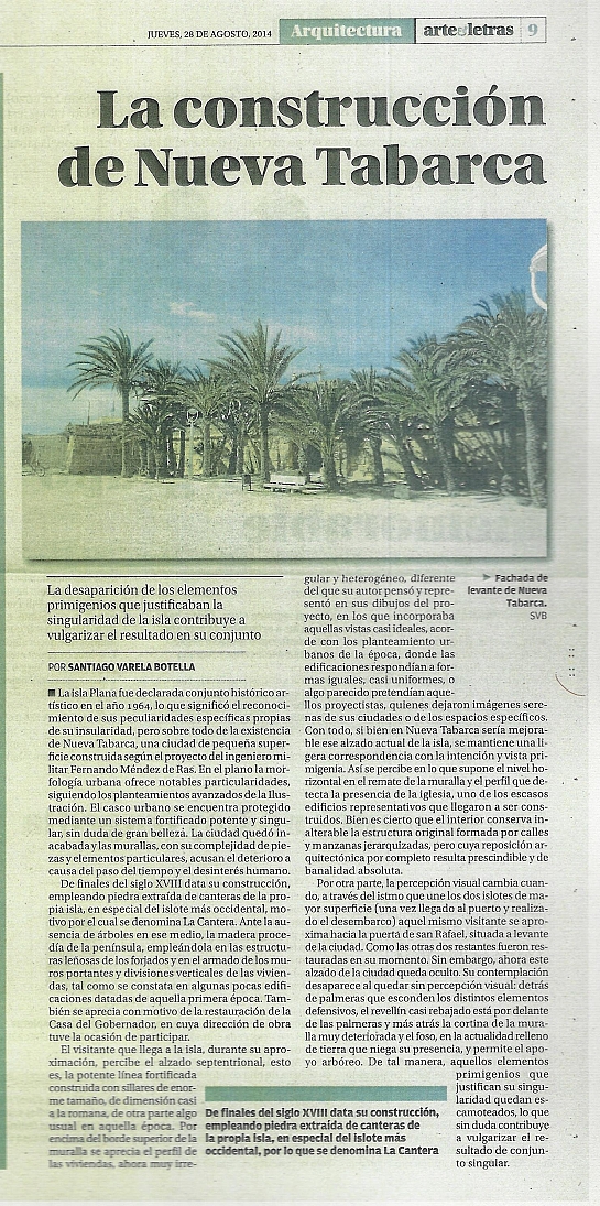 ARTÍCULOS PRENSA DIARIO INFORMACIÓN