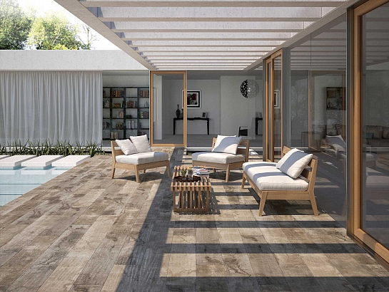 Suelos porcelánicos de imitación madera