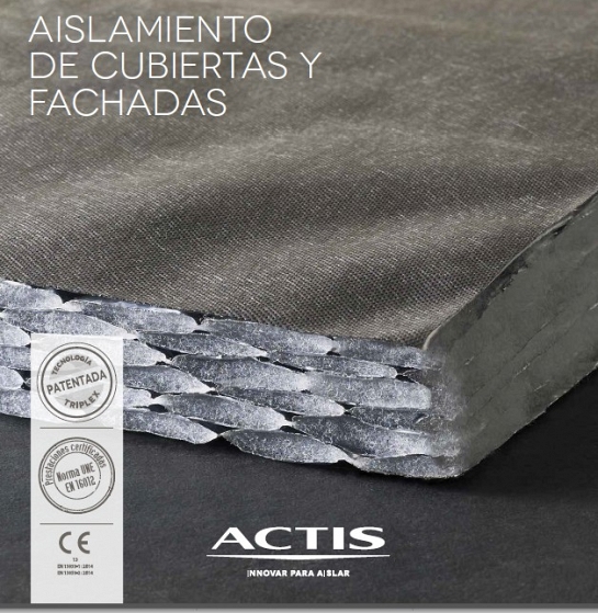 Aislamiento térmico de cubiertas y fachadas
