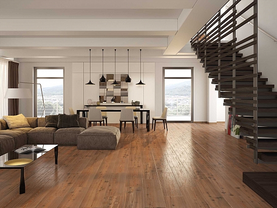 Suelos porcelánicos de imitación madera