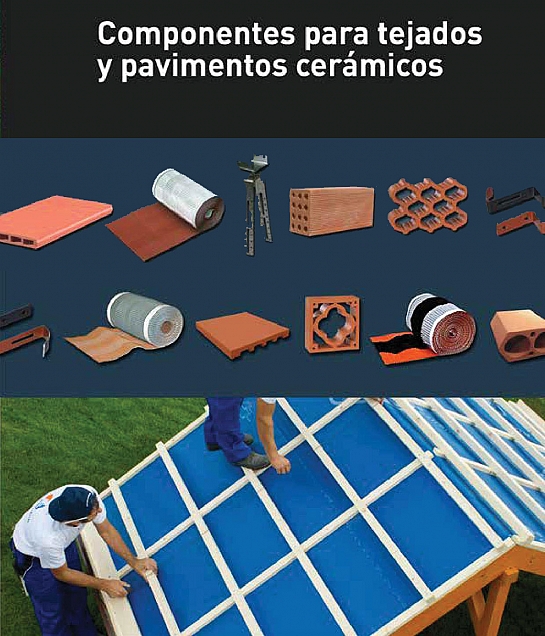Componentes para tejados y pavimentos cerámicos