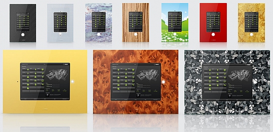 Sistema in-wall para iPad / iPod