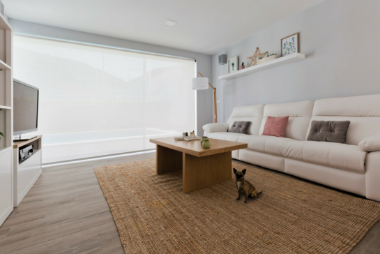 ESTORES ENROLLABLES EN VIVIENDA DE LUJO