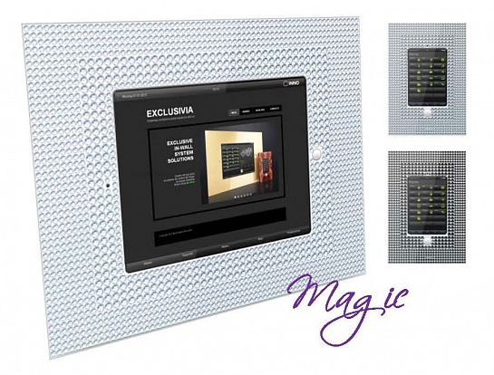 Sistema in-wall para iPad / iPod
