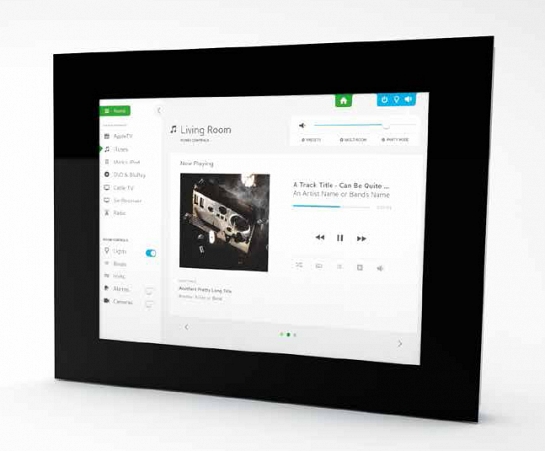 Sistema in-wall para iPad / iPod