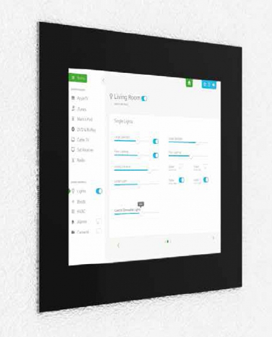 Sistema in-wall para iPad / iPod
