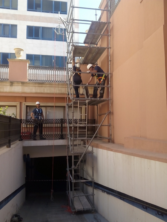 Andamio tubular europeo