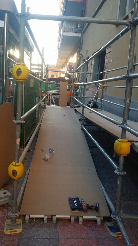 Andamio tubular europeo