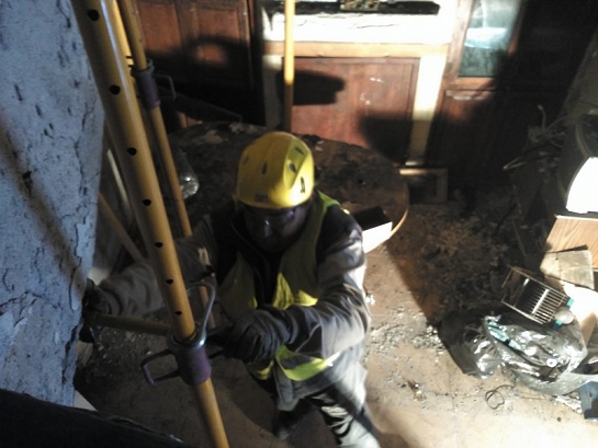 Apuntalamiento de emergencia