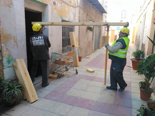Apuntalamiento de emergencia