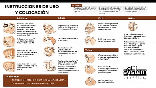 Revestimiento de Piedra de 2mm ligero y flexible